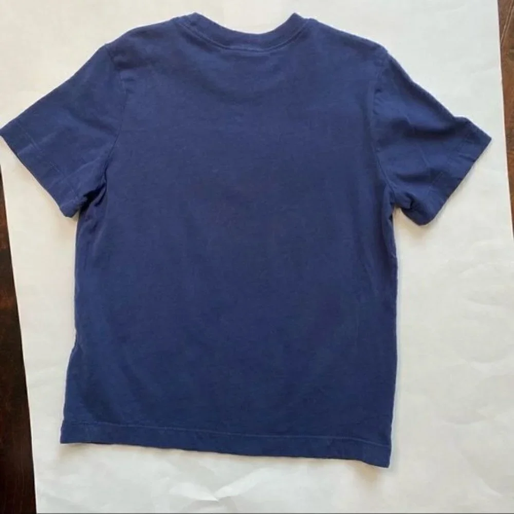 Hanna Andersson Alligator Appliqué Tee Navy 5
